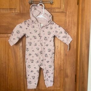 Charming Floral organic Carter’s little planet girls Kids Footie